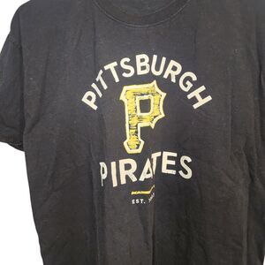 Men's Black Pittsburgh Pirates Victory Arch T-Shirt Size Large